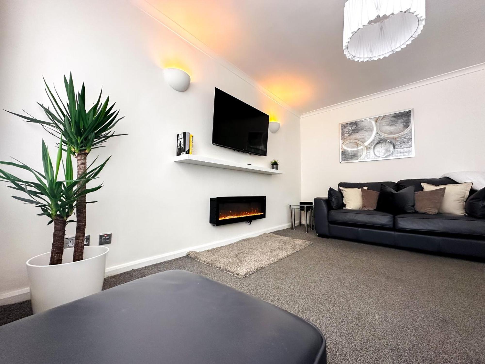 Contemporary And Cosy Birmingham Apartment- Free Parking & Wi-Fi Exterior foto