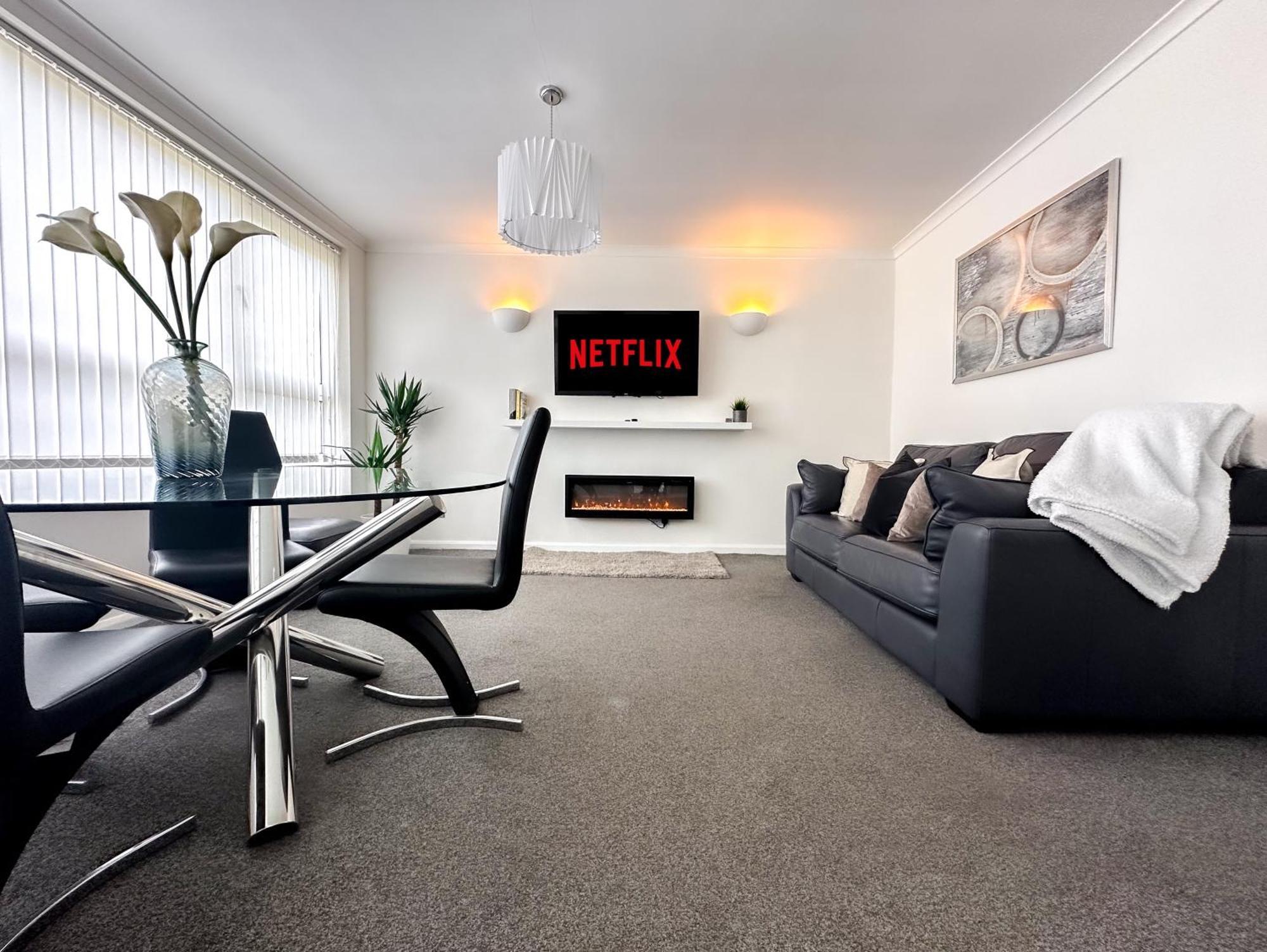 Contemporary And Cosy Birmingham Apartment- Free Parking & Wi-Fi Exterior foto
